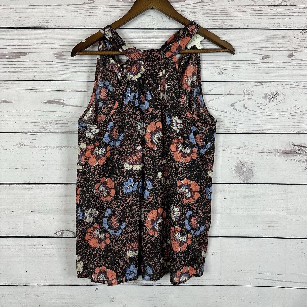 Cleobella Womens‎ Shirt Tank Top Small Floral Cottage Organic Festival Boho